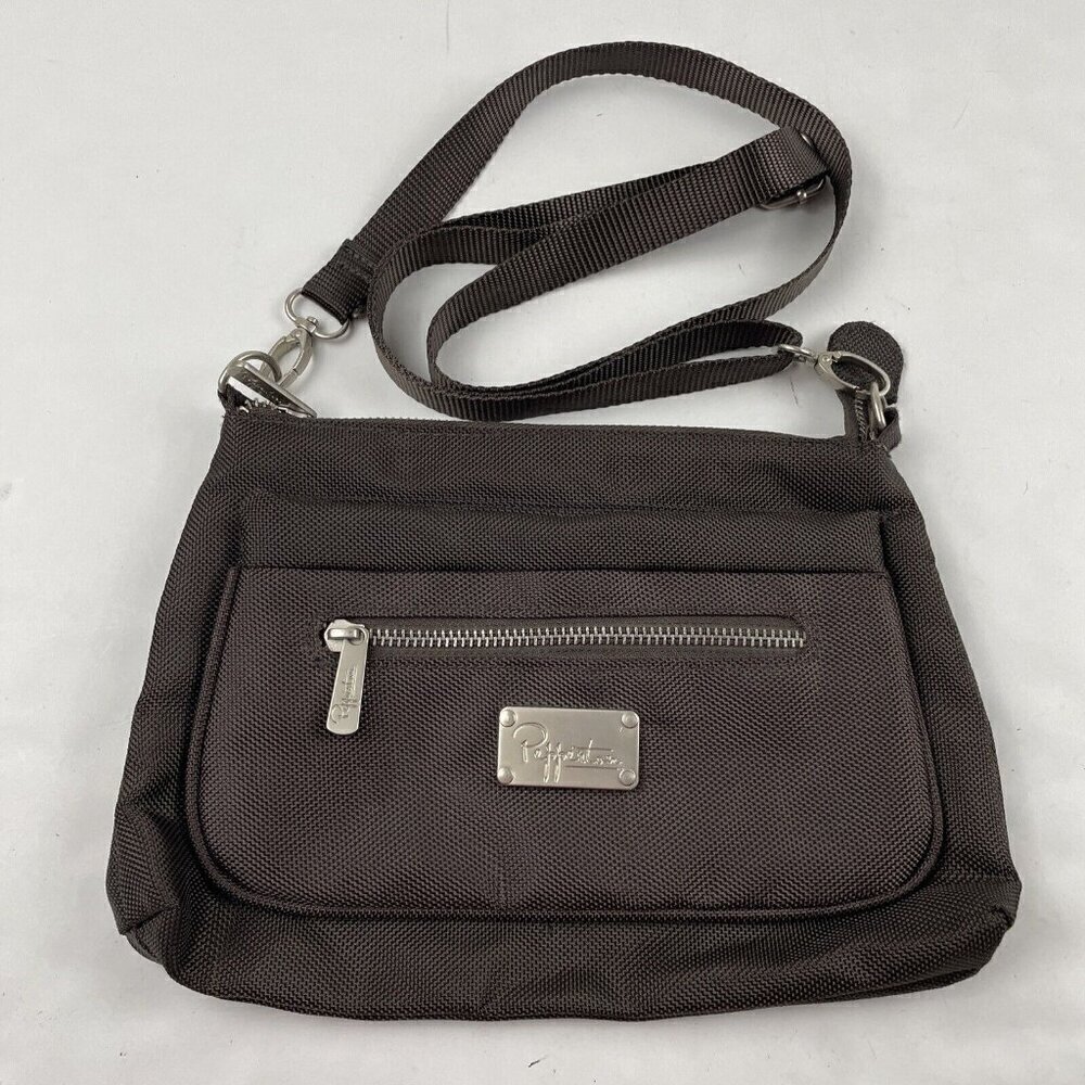 Pepperton Crossbody Purse Small Nylon Canvas Credit Card Slots Travel Organizer